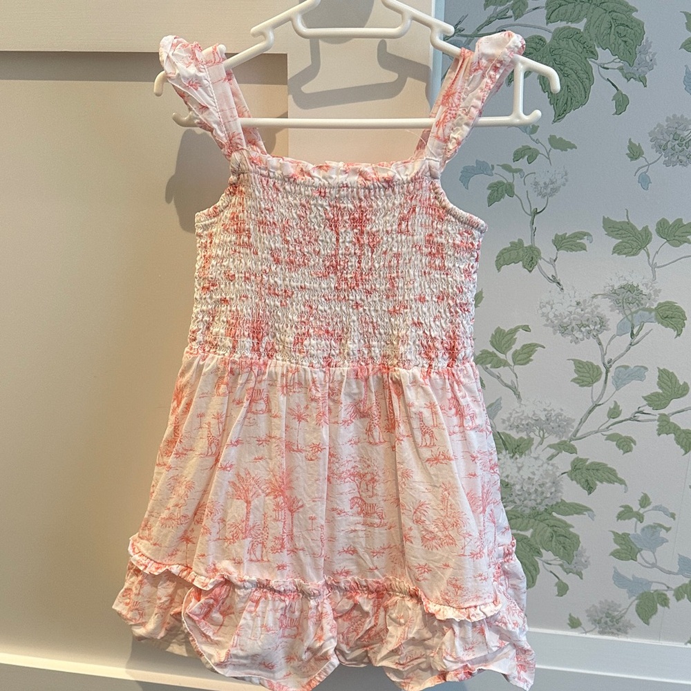 Janie and Jack Pink Ruffle Dress